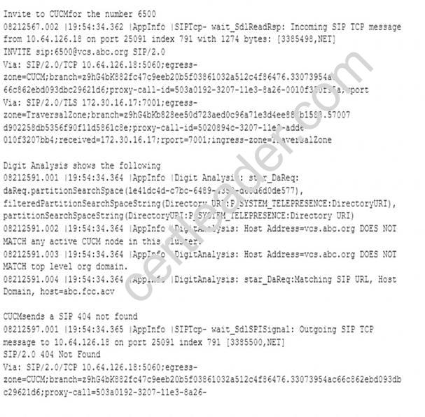 300-080 dumps exhibit