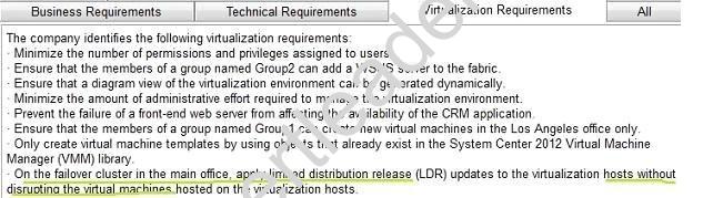 70-414 dumps exhibit