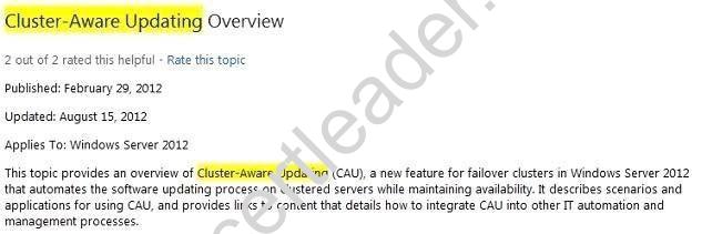 70-414 dumps exhibit