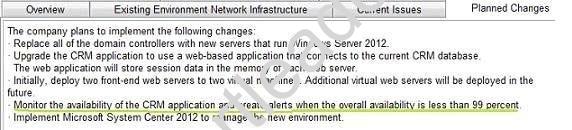 70-414 dumps exhibit