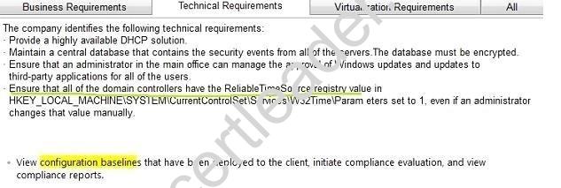 70-414 dumps exhibit