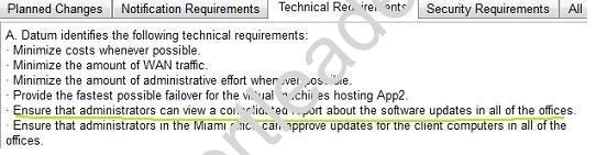 70-414 dumps exhibit