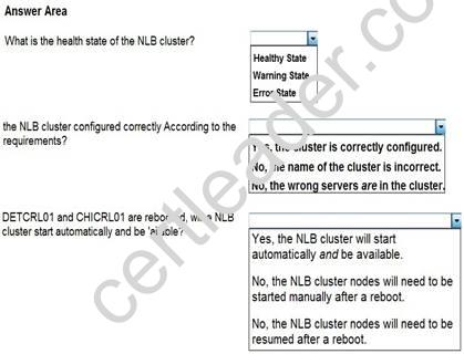 70-414 dumps exhibit