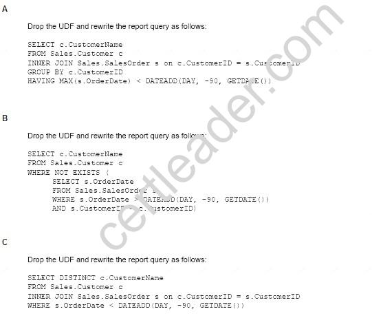 70-461 dumps exhibit