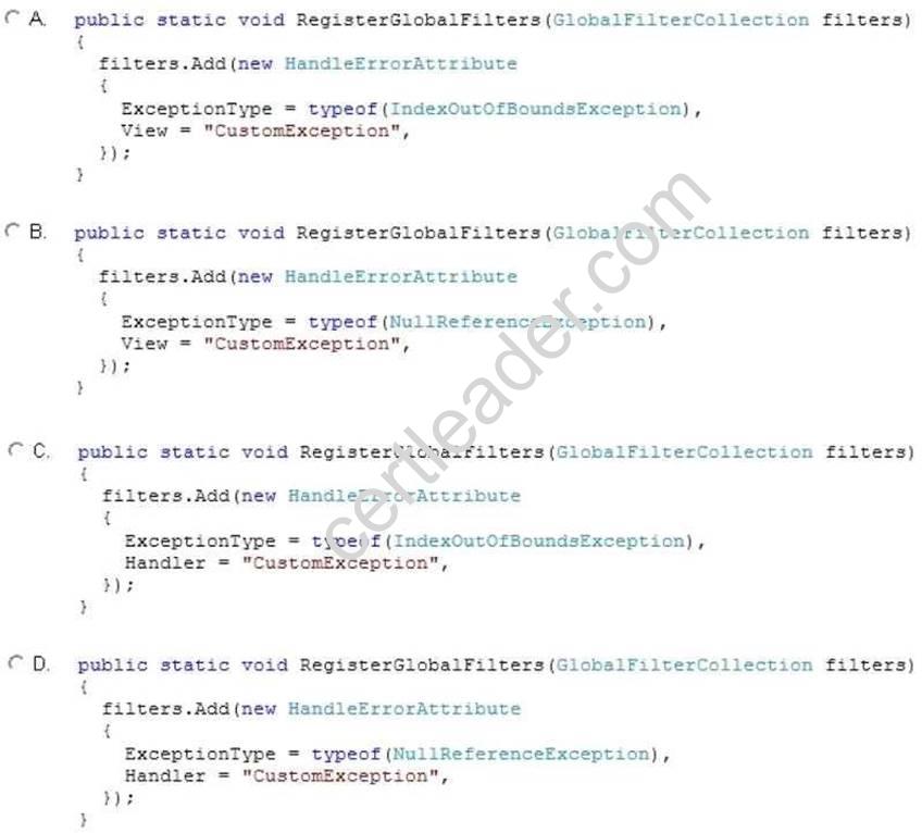 70-486 dumps exhibit