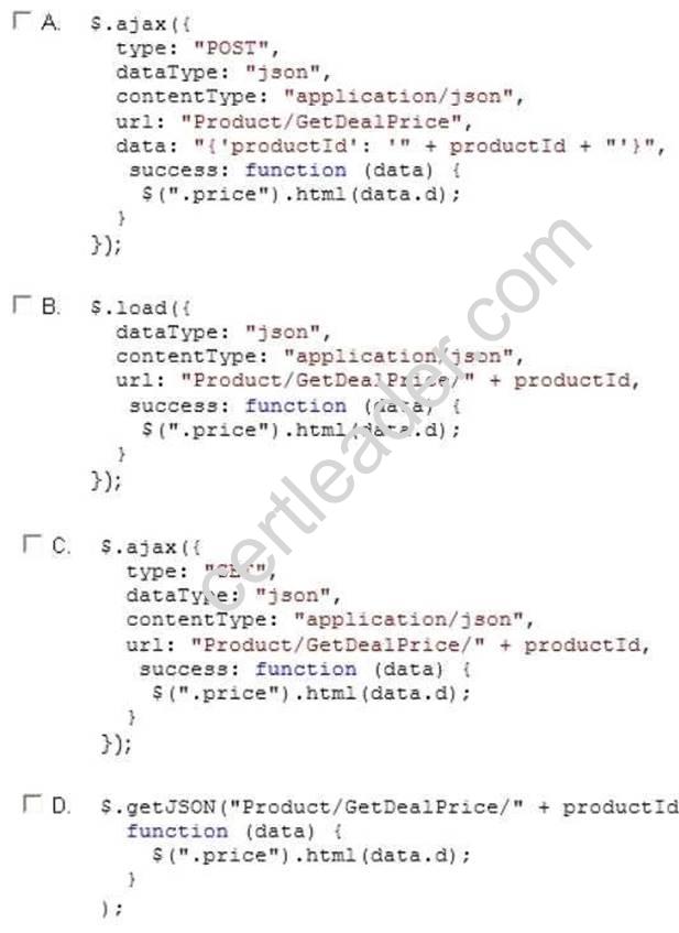 70-486 dumps exhibit