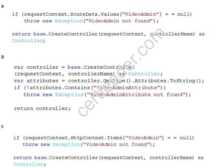 70-486 dumps exhibit