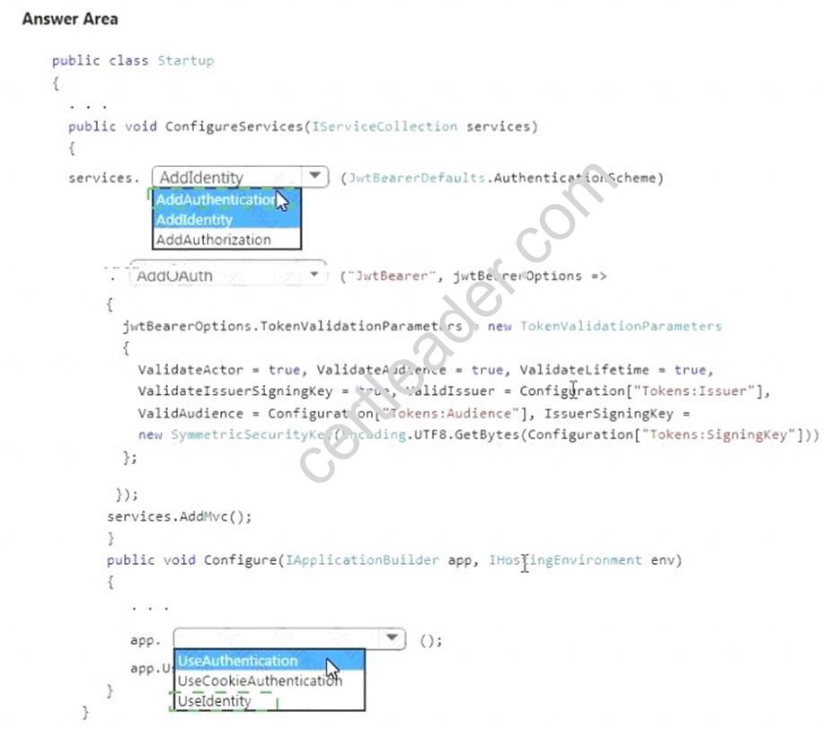 70-486 dumps exhibit