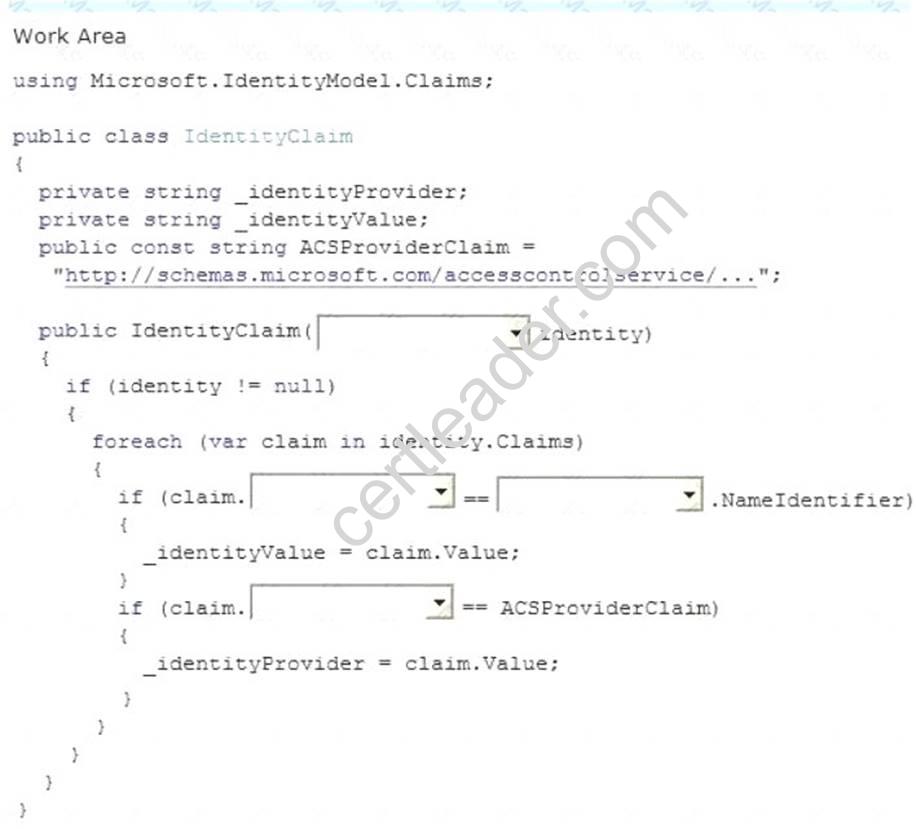 70-486 dumps exhibit