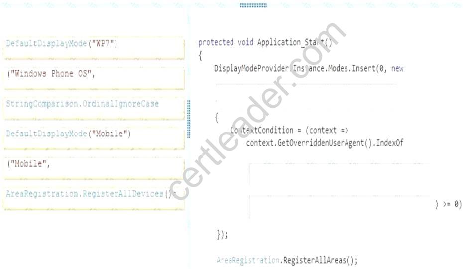 70-486 dumps exhibit