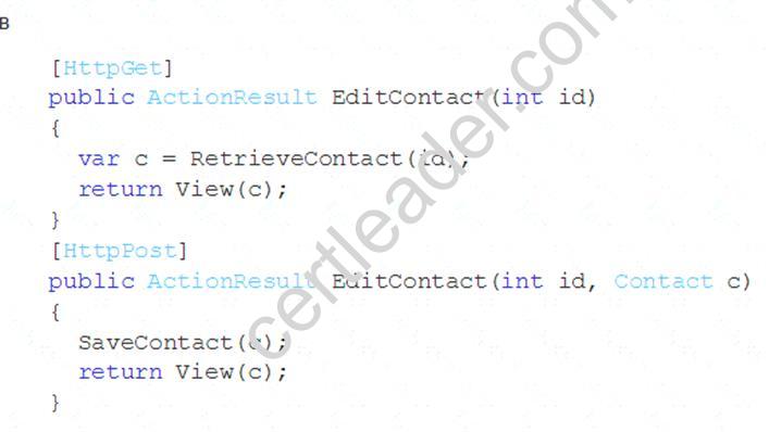 70-486 dumps exhibit