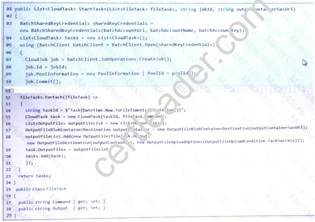 AZ-201 dumps exhibit
