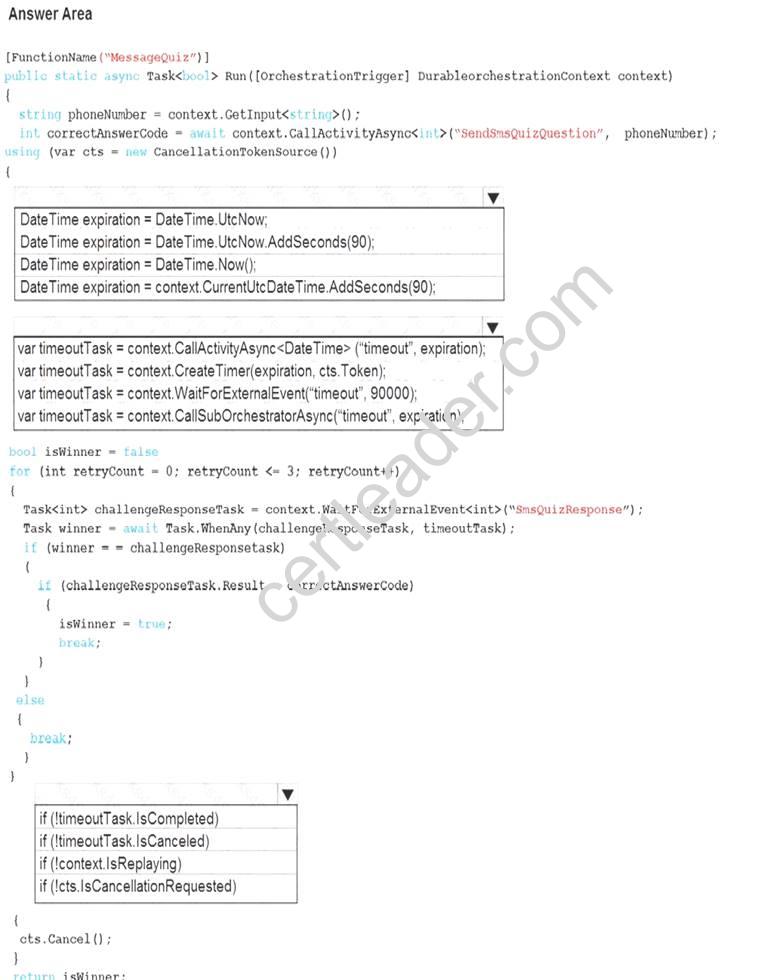 AZ-201 dumps exhibit