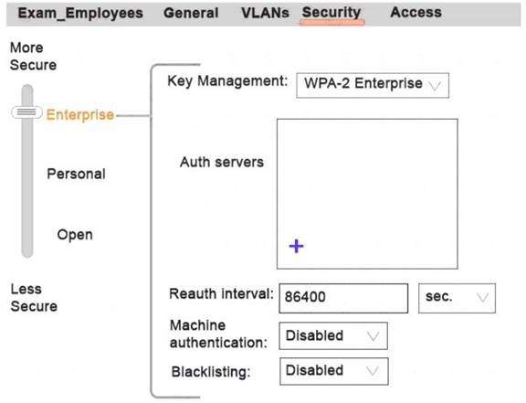 HPE6-A70 dumps exhibit