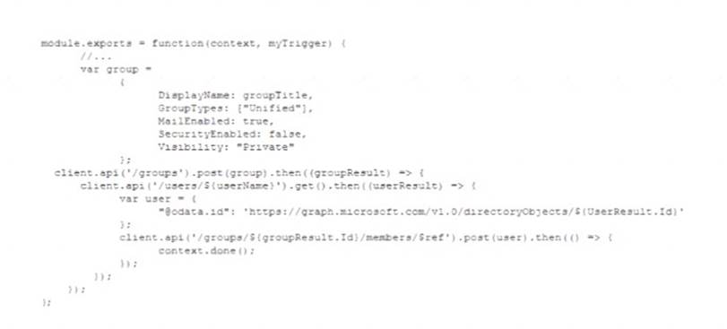 MS-600 dumps exhibit
