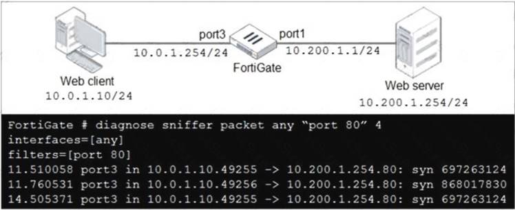 NSE4_FGT-7.0 dumps exhibit