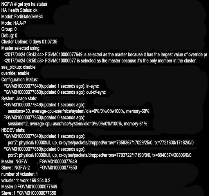 NSE7_EFW-6.4 dumps exhibit
